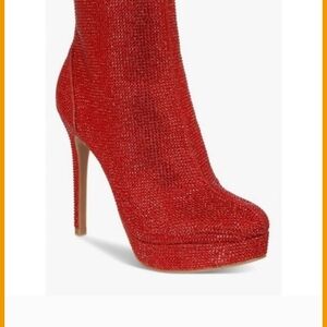 Thalia Sodi Red Heeled Boots